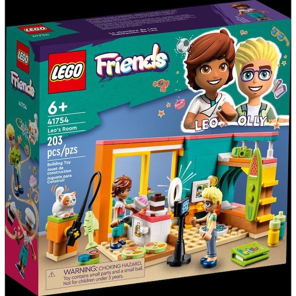 Lego Friends Bedroom Building Set, 203 pc 41754 - main